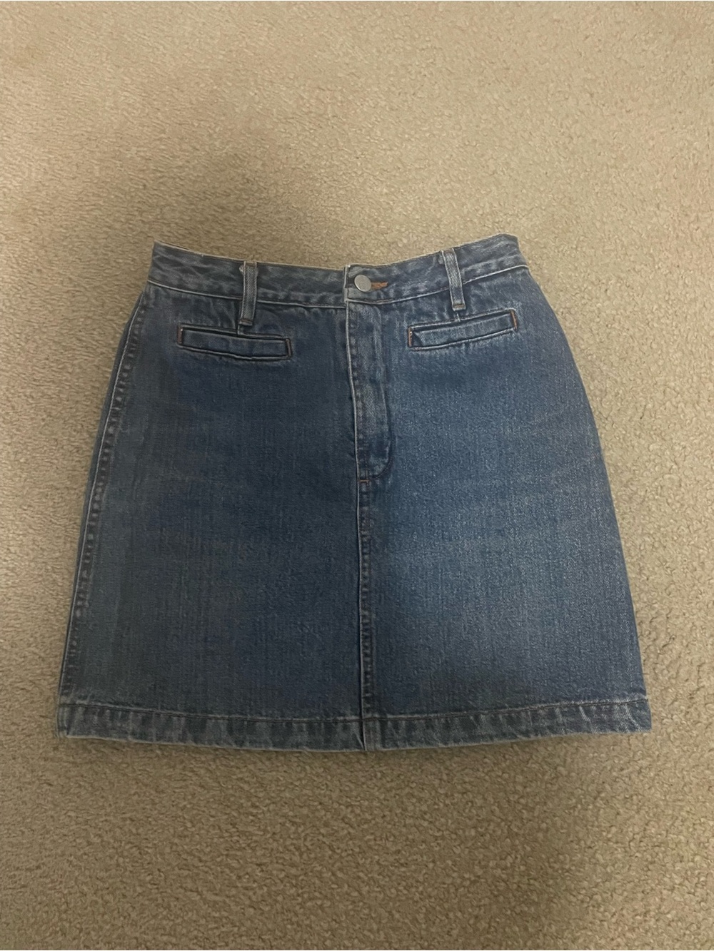Esprit Denim Mini Skirt in Classic Blue